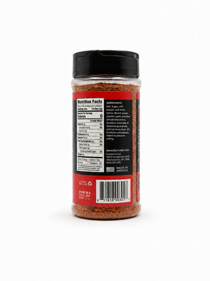 Kosmos Q Dirty Bird bottle showing the Ingredients and nutrition label on a white background