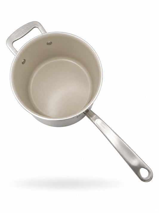 Made In 4 Qt CeramiClad® 2.0 Non Stick Saucepan on a white background