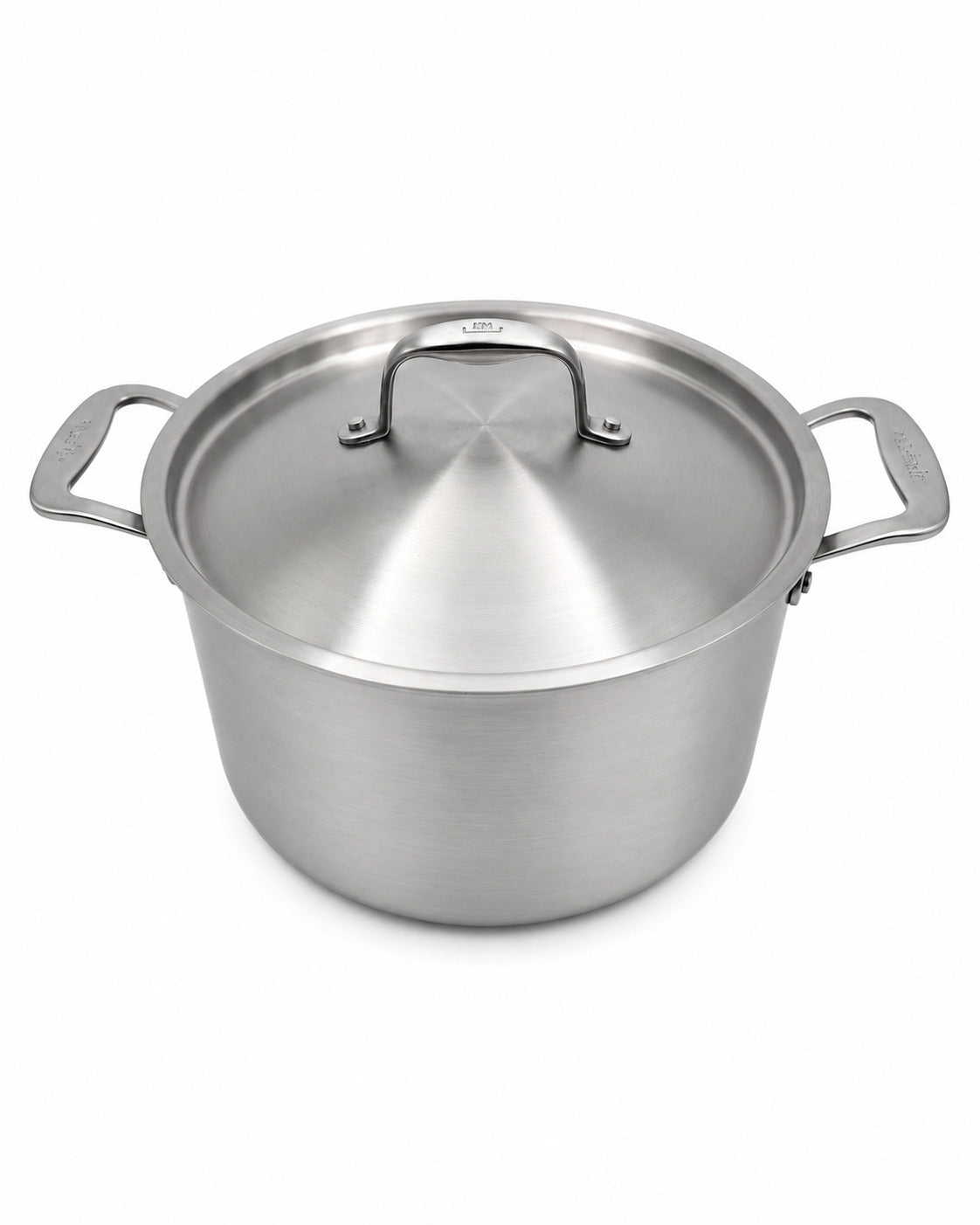 Made In 8 Qt Stainless Clad Stock Pot With Lid on a white background