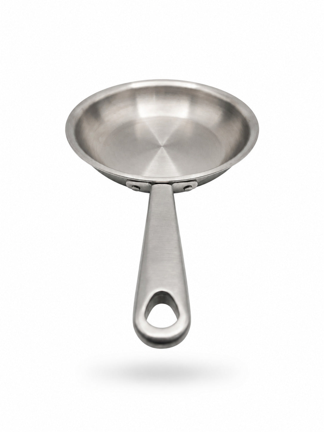 Made In 8" Stainless Clad frying pan on a white background