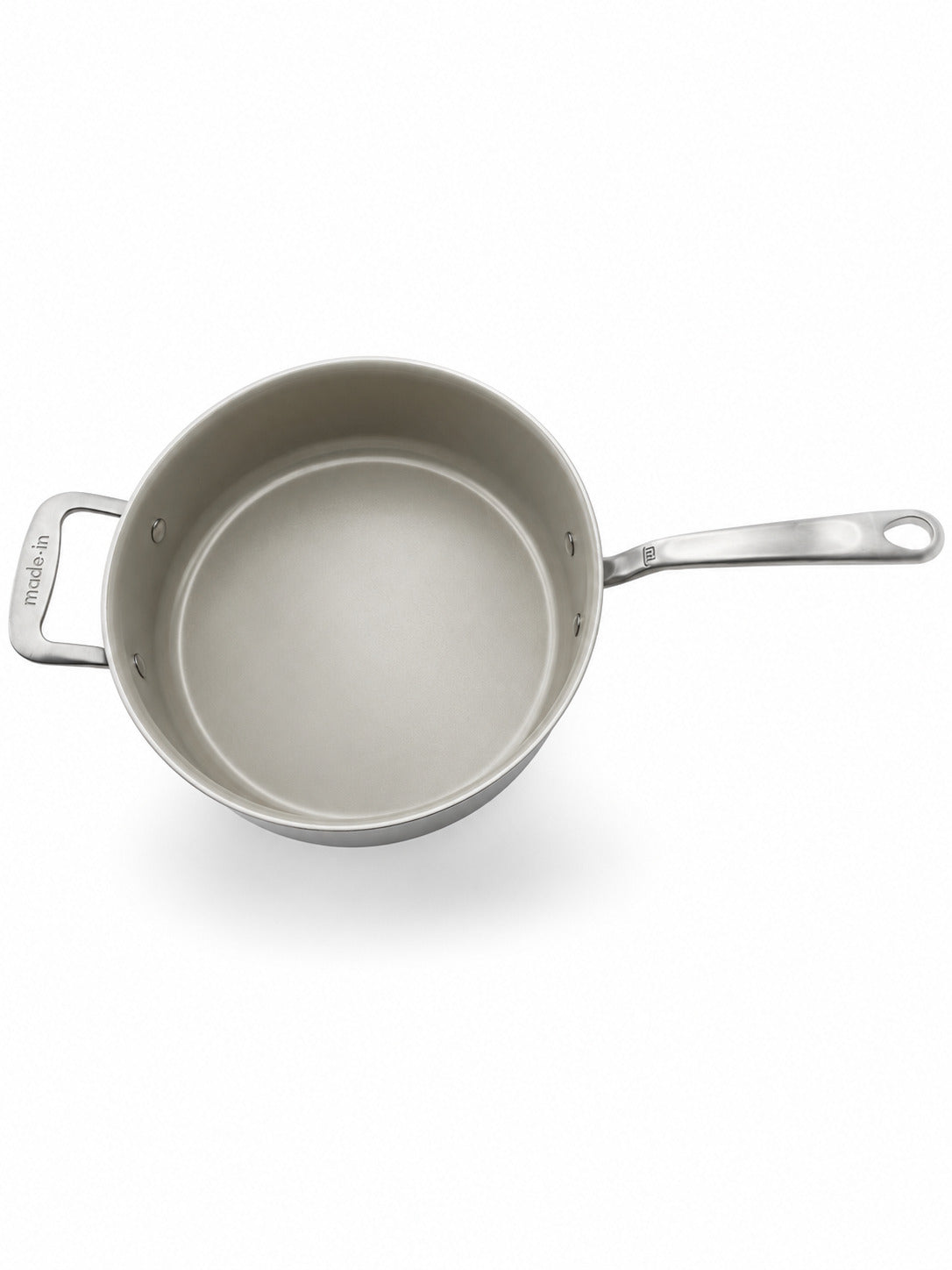 Made In CeramiClad® 2.0 Non Stick Saute Pan without lid on a white background