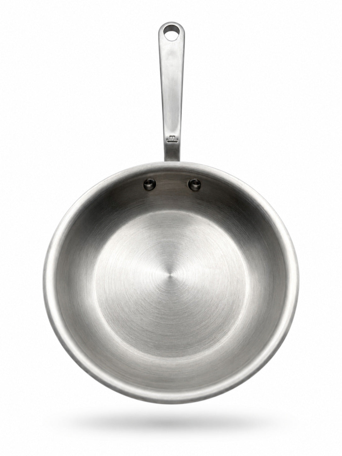Made In 8" Stainless Clad frying pan on a white background