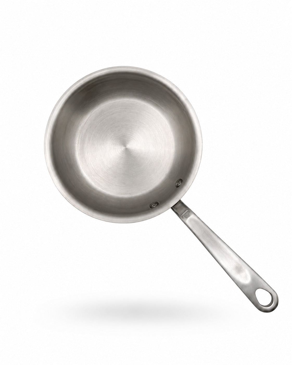 Made In 8" Stainless Clad frying pan on a white background