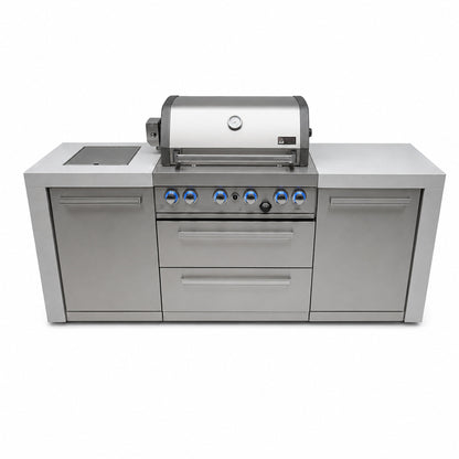 Mont Alpi MAi400-D Outdoor Kitchen Island on a white background