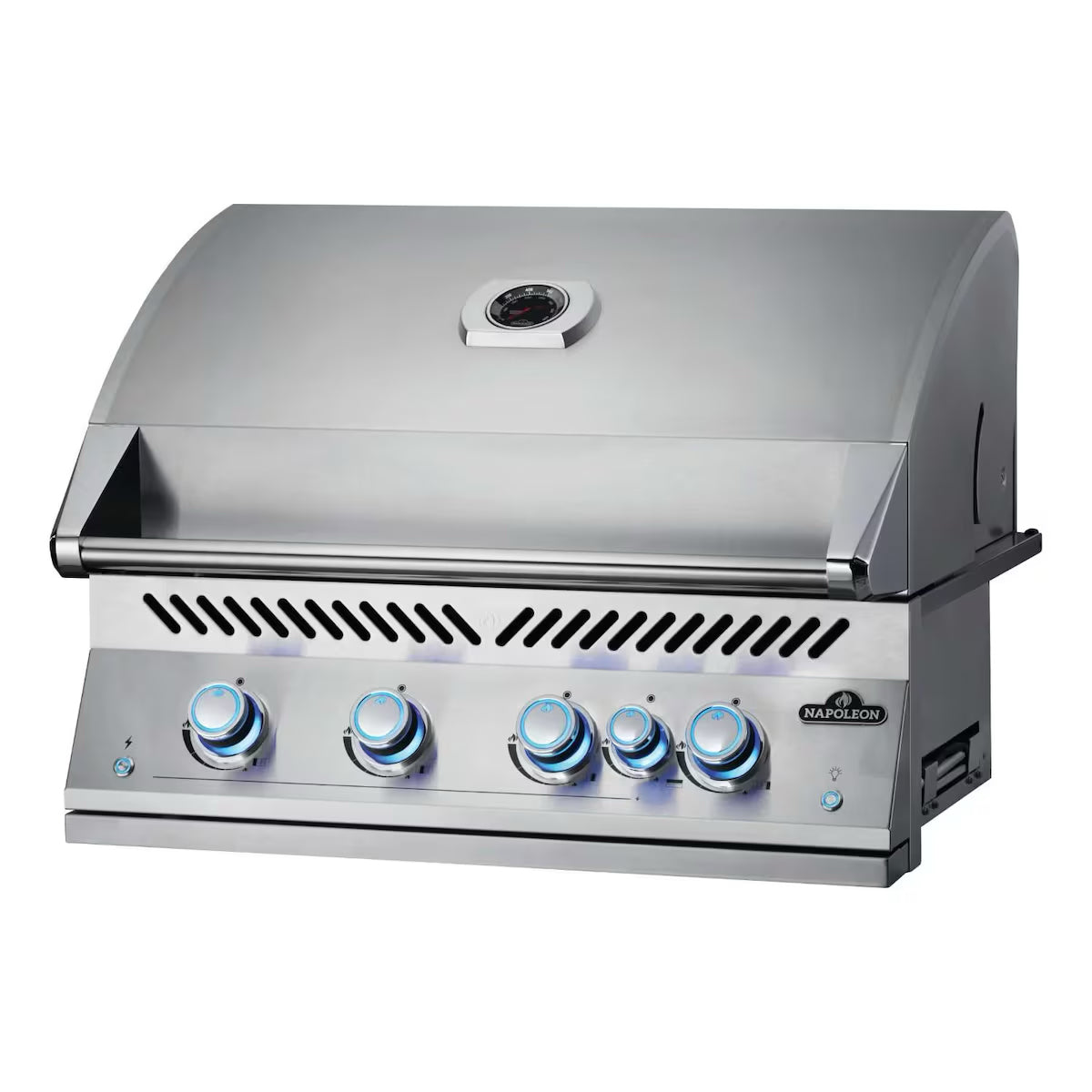 Napoleon Built-In 700 Series 32" with Infrared Rear Burner on an angle on a white background