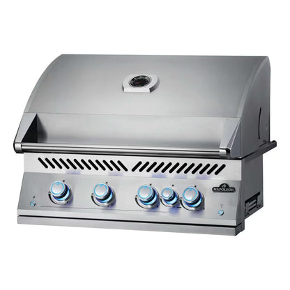 Napoleon Built-In 700 Series 32" with Infrared Rear Burner on an angle on a white background