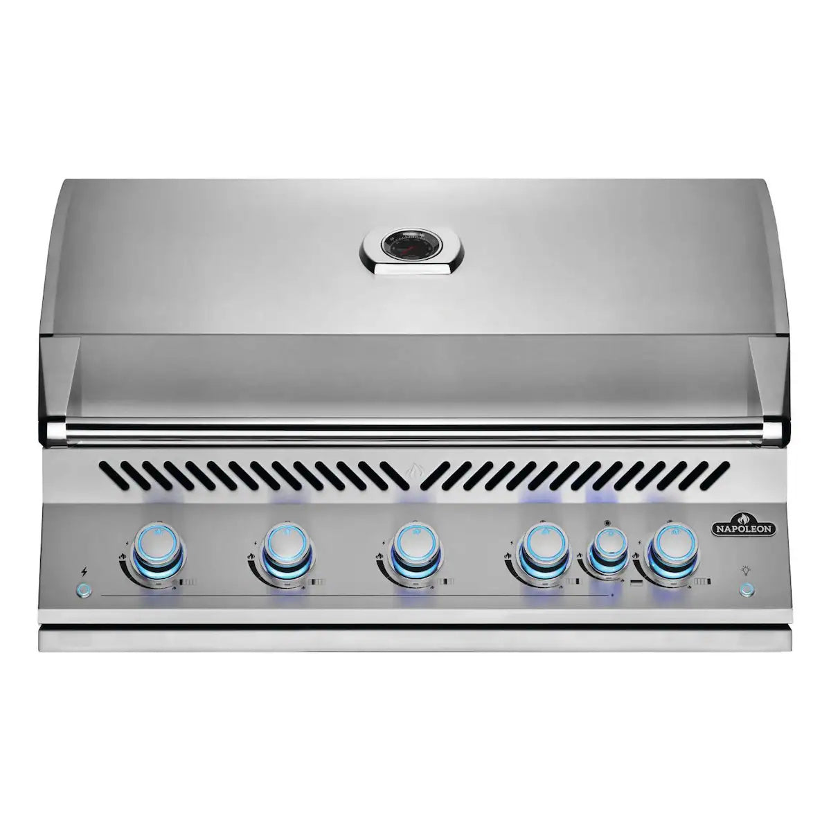 Built-In 700 Series 38" with Infrared Rear Burner Natural Gas, Stainless Steel, Built In Head on a white background