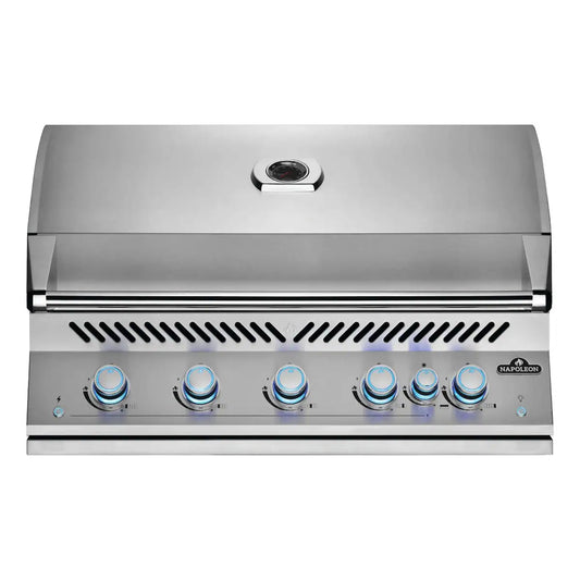 Built-In 700 Series 38" with Infrared Rear Burner Natural Gas, Stainless Steel, Built In Head on a white background