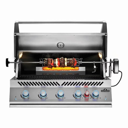 Built-In 700 Series 38" with Infrared Rear Burner Natural Gas, Stainless Steel, Built In Head with rotisserie
