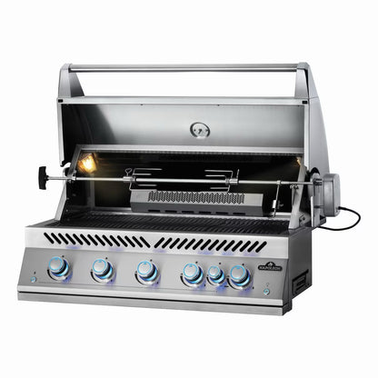 Built-In 700 Series 38" with Infrared Rear Burner Natural Gas, Stainless Steel, Built In Head with rotisserie
