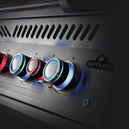 Built-In 700 Series 38" with Infrared Rear Burner Natural Gas, Stainless Steel, Built In Head knobs