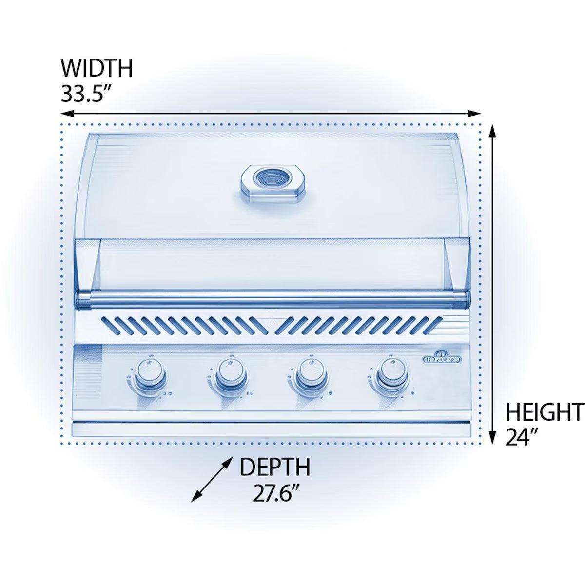 Napoleon Built-In 500 Series 32-Inch Grill Specs