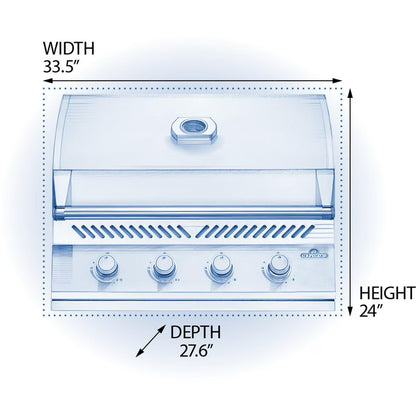 Napoleon Built-In 500 Series 32-Inch Grill Specs