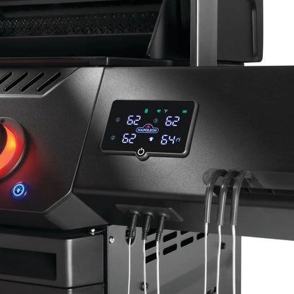 Napoleon Prestige Phantom 500 Connected 4-Burner Grill w/ Rotisserie, WiFi & Bluetooth Control Screen and Temp Probes