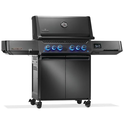 Napoleon Prestige Phantom 500 Connected 4-Burner Grill w/ Rotisserie, WiFi & Bluetooth on a white background