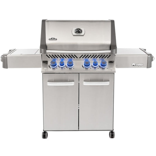 Napoleon Prestige™ 500 Stainless Steel 4 Burner Grill with Infrared Side and Rear Burners