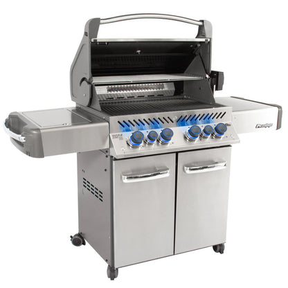 Napoleon Prestige™ 500 Stainless Steel 4 Burner Grill with Infrared Side and Rear Burners