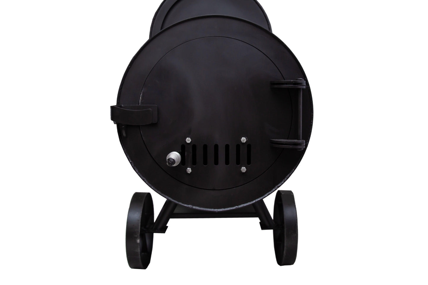 Old Country Pits Gen 2 Smoker firebox on a white background