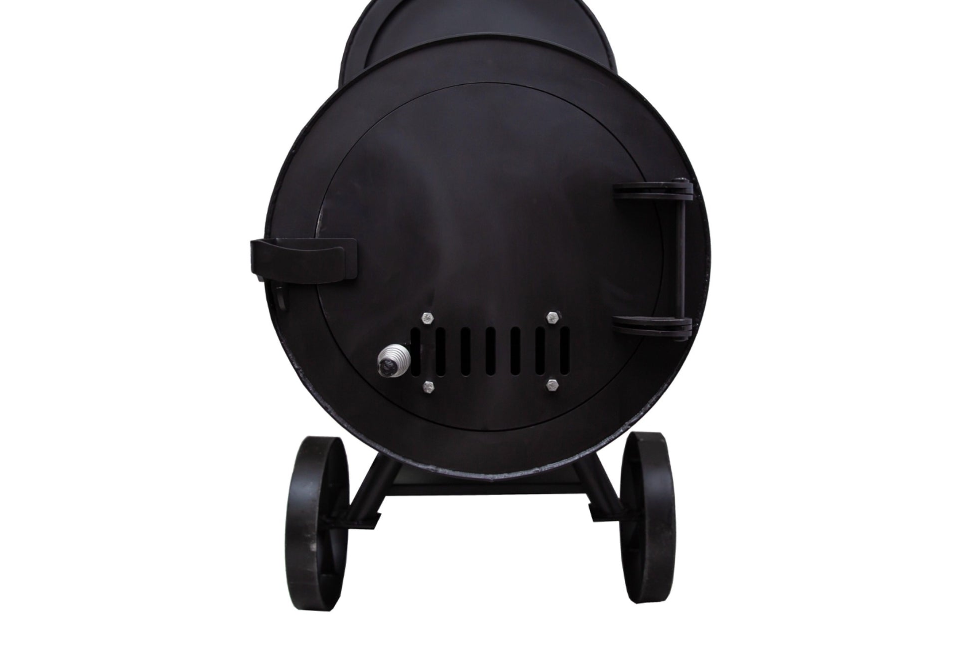 Old Country Pits Gen 2 Smoker firebox on a white background