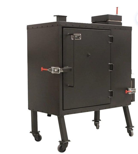 Old Country Pits Gravity Fed Smoker On a white background
