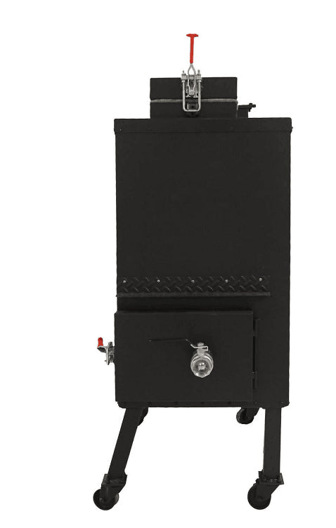 Old Country Pits Gravity Fed Smoker On a white background