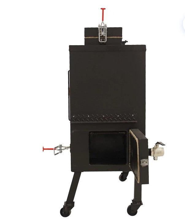 Old Country Pits Gravity Fed Smoker On a white background