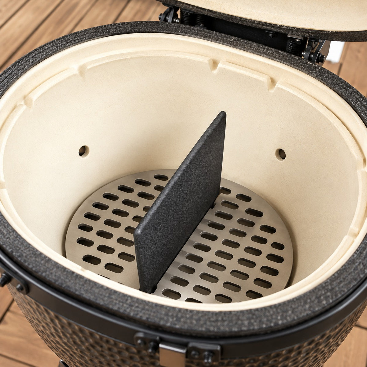 Primo Cast Iron Firebox Divider for Oval Large 300 PG00344
