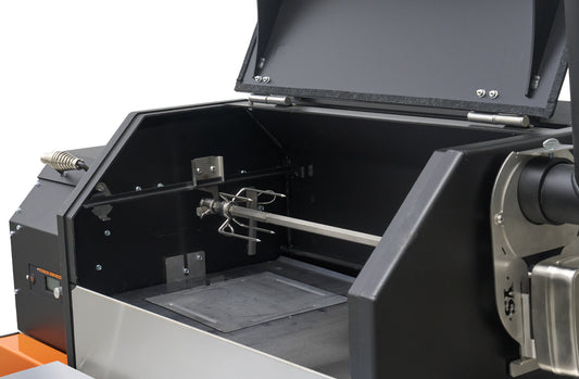 S-Series Pellet Grill Rotisserie Kit - Yoder Smokers
