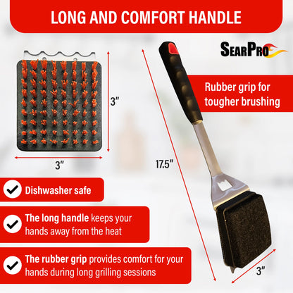 Sear Pro Spatula & Grill Brush