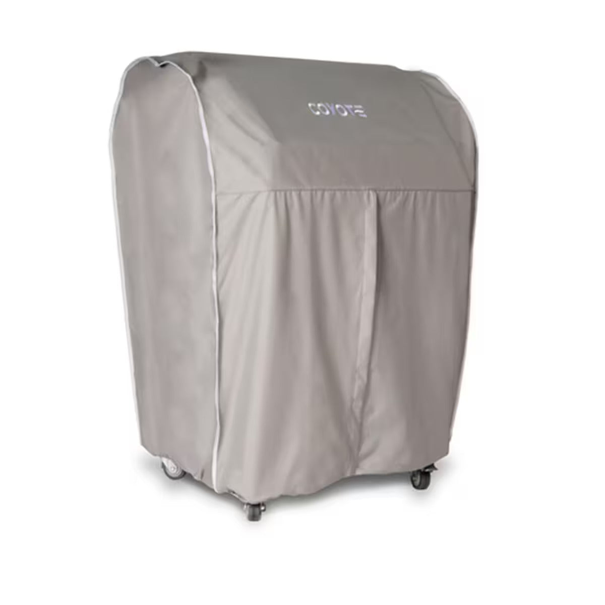Gray grill cover with 'Cuisinart' branding on a white background