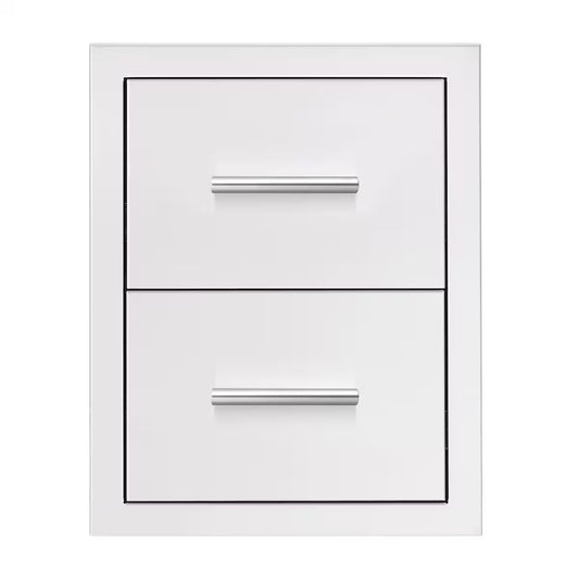 Double Drawer from summerset with a white background