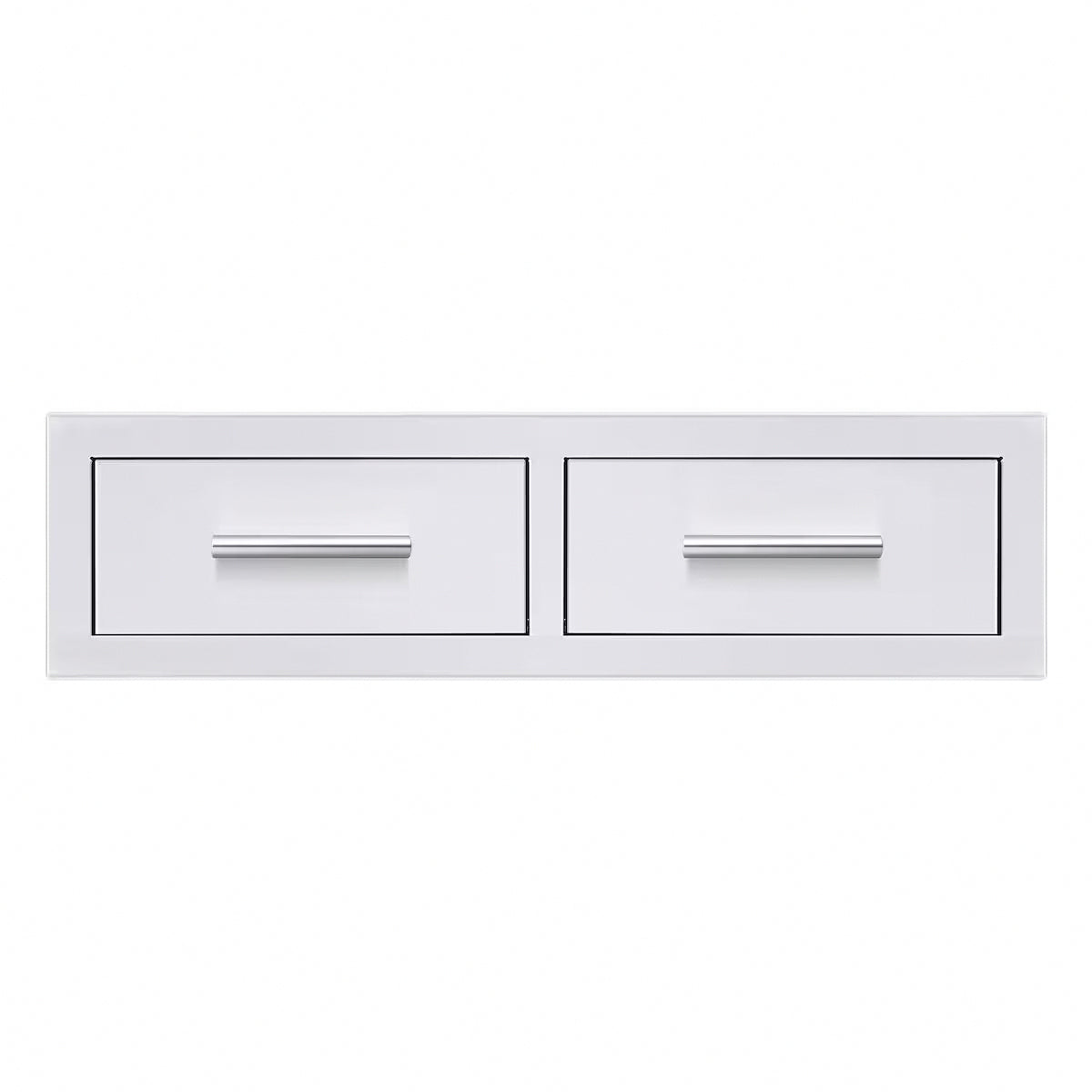 Summerset 32 Inch Double Horizontal Drawer on a white background