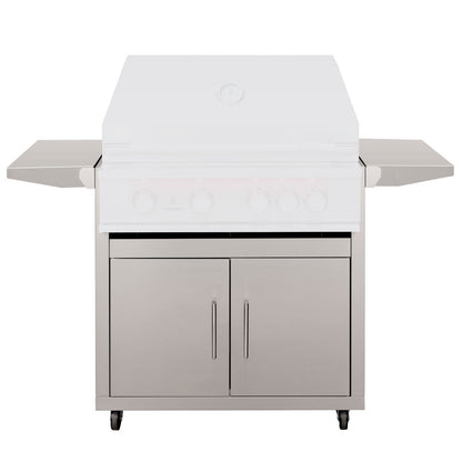 TrueFlame Stainless Steel Double Door Deluxe Cart for 32-Inch Gas Grills