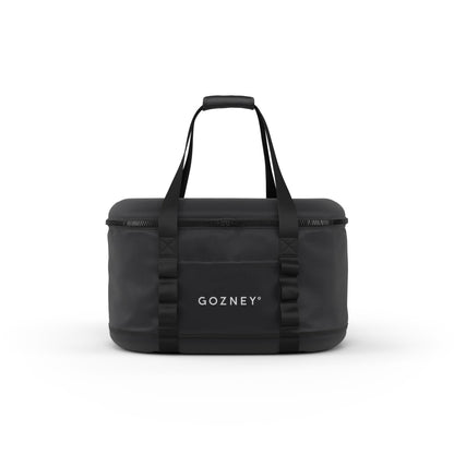Black Tread Venture bag with 'GOZNEY' branding on a white background