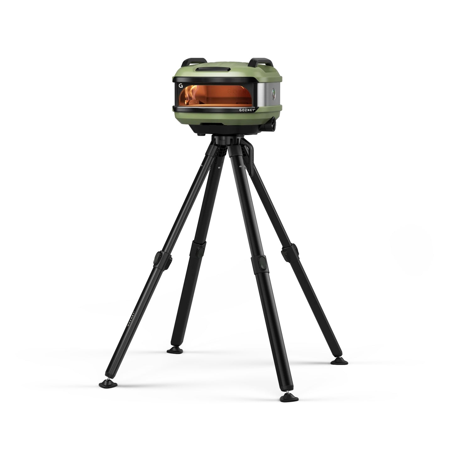 Gozney Tread Venture Stand with pizza oven on a white background