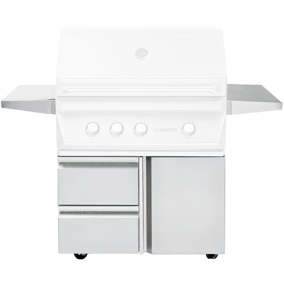 Twin Eagles Grill Carts on a white background