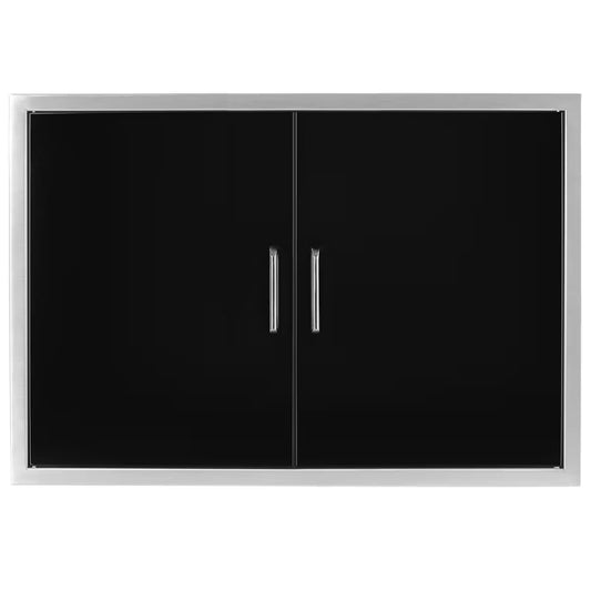 Wildfire 38 X 24 Black 304 SS Double Access Door