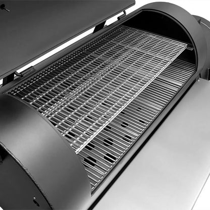 Yoder Smokers Kingman Offset with Casters on a white background