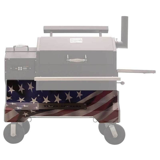 Yoder 640 Comp Cart Flag Wrap on a white background