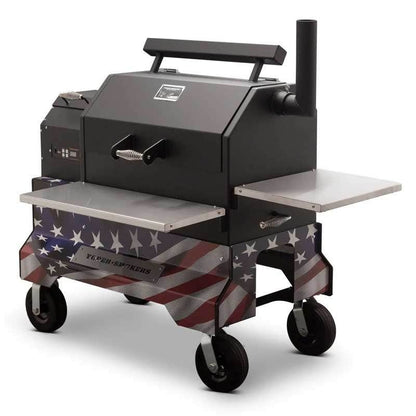 Yoder 640 Comp Cart Flag Wrap on white background