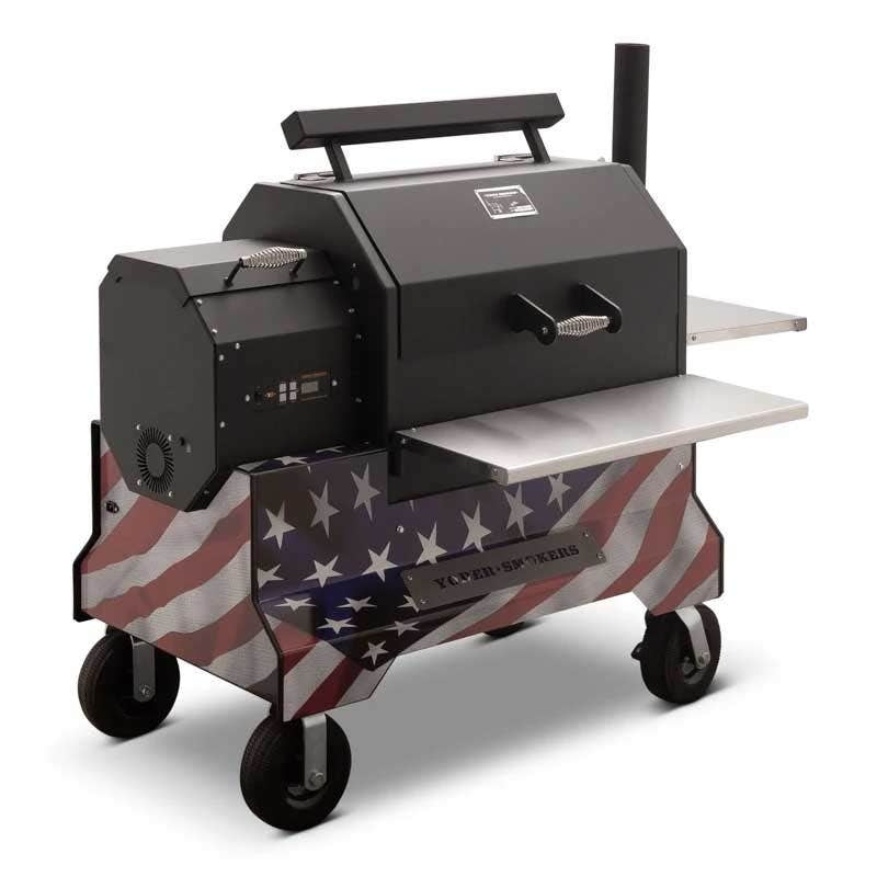 Yoder 640 Comp Cart Flag Wrap on a white background