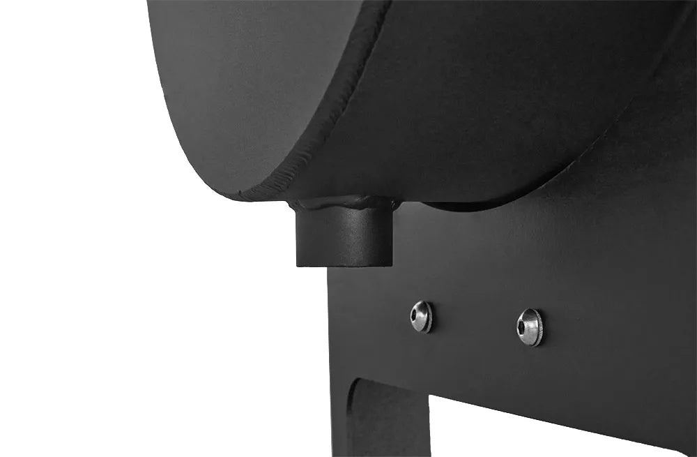 Yoder Smokers Loaded Wichita Offset Smoker Grease Spout on a white background