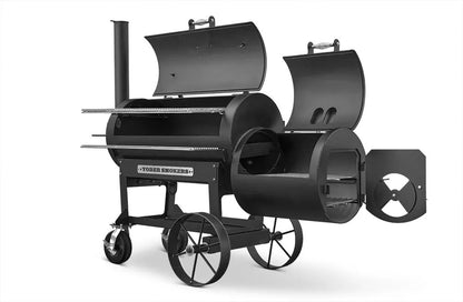 Yoder Smokers Loaded Wichita Offset Smoker on a white background