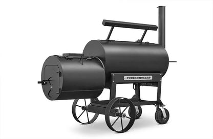 Yoder Smokers Loaded Wichita Offset Smoker on a white background