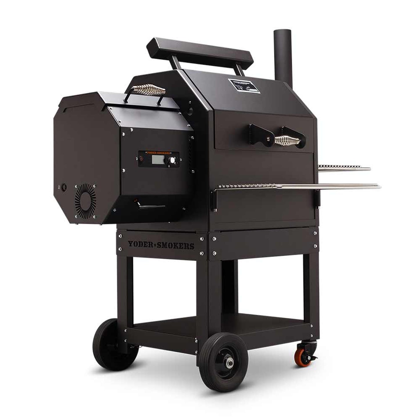 Yoder Smokers ys480s Pellet Smoker on a white background