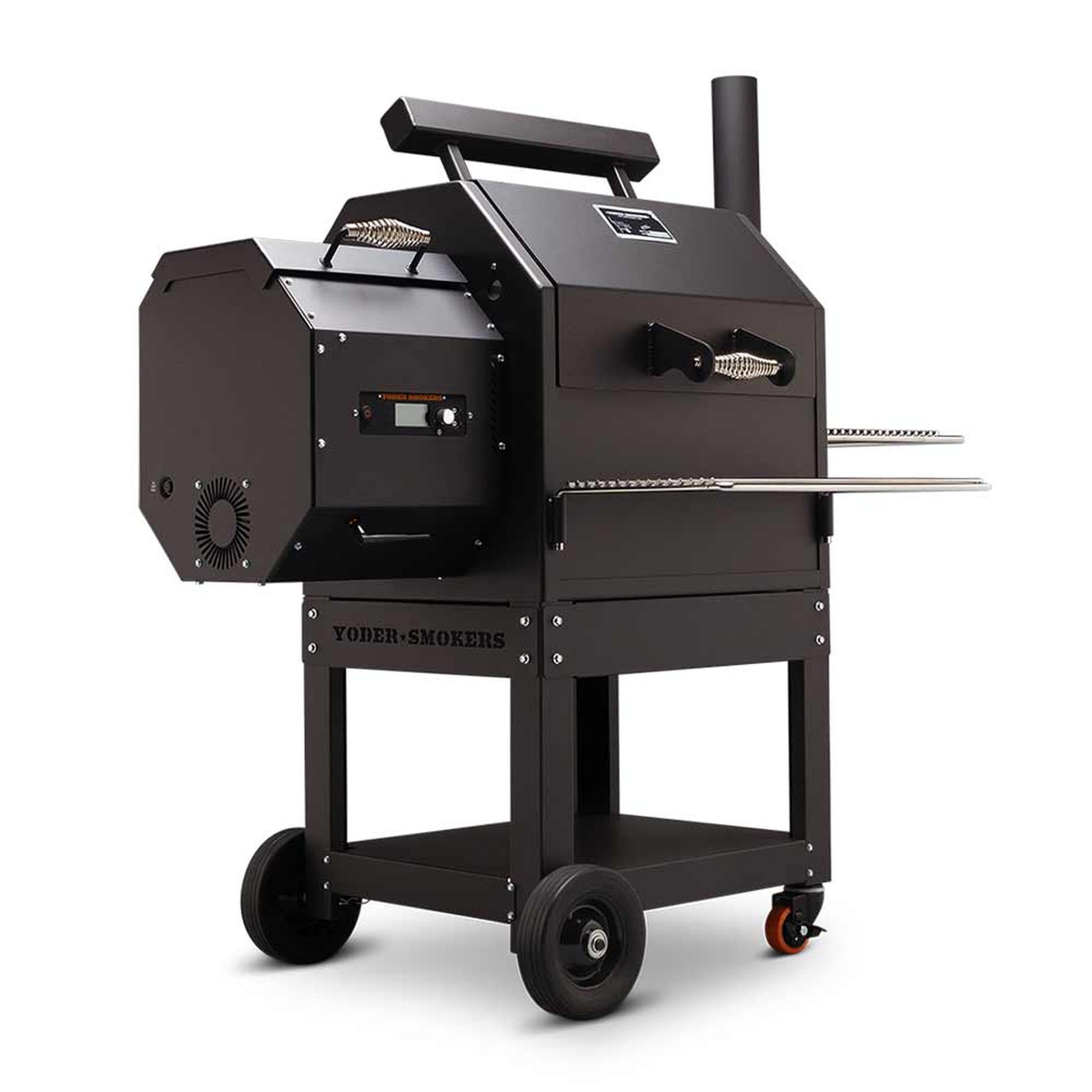 Yoder Smokers ys480s Pellet Smoker on a white background
