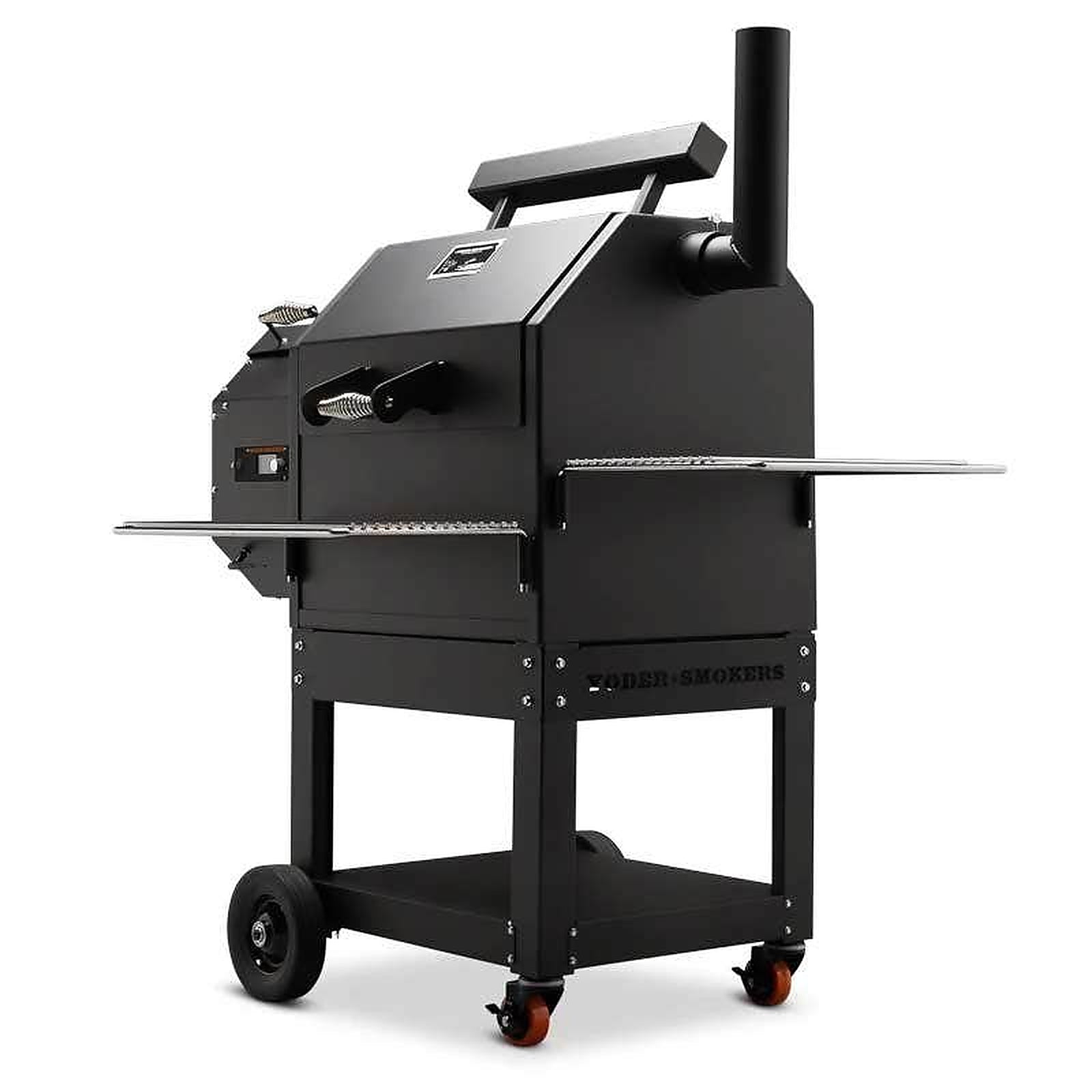Yoder Smokers ys480s Pellet Smoker on a white background
