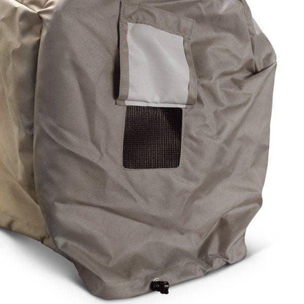 Yoder YS480 Built In Cover with mesh screen on a white background