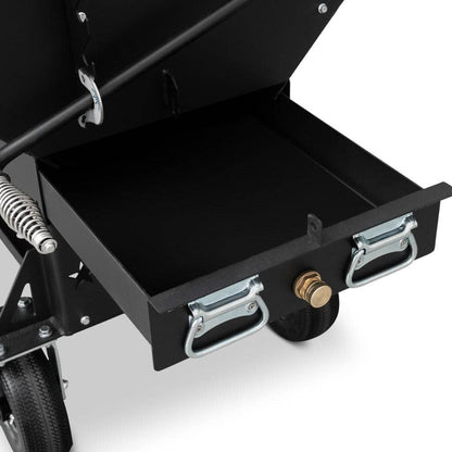 Yoder Smokers Charcoal Flat Top Grill Ash Removal Tray on a white background