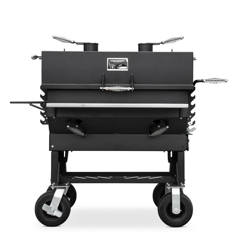 Yoder Smokers Charcoal Flat Top Grill on a white background